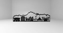 Cuadro Skylines de Mérida - Venezuela