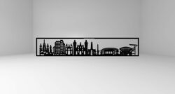 Cuadro Skylines de San Cristobal - Venezuela