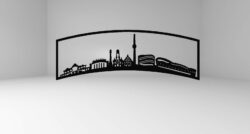 Cuadro Skylines de Stuttgart - Alemania