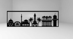 Cuadro Skylines de Izmir - Turquía