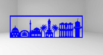 Cuadro Skylines de Izmir - Turquía - Imagen 2